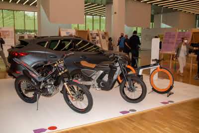 Motocicleta Cota 247 de Montesa en el Museu del Disseny de Barcelona